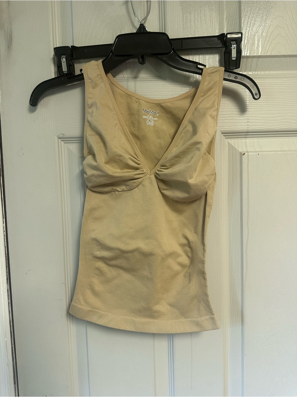 MeMoi Beige Shaping Tank Top - Smooth Support Camisole